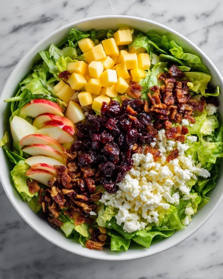 Autumn Chopped Salad with Apples, Cranberries, Pecans, and Feta Recipe