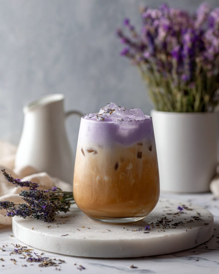 Iced Lavender Cream Chai (Starbucks Copycat) Recipe