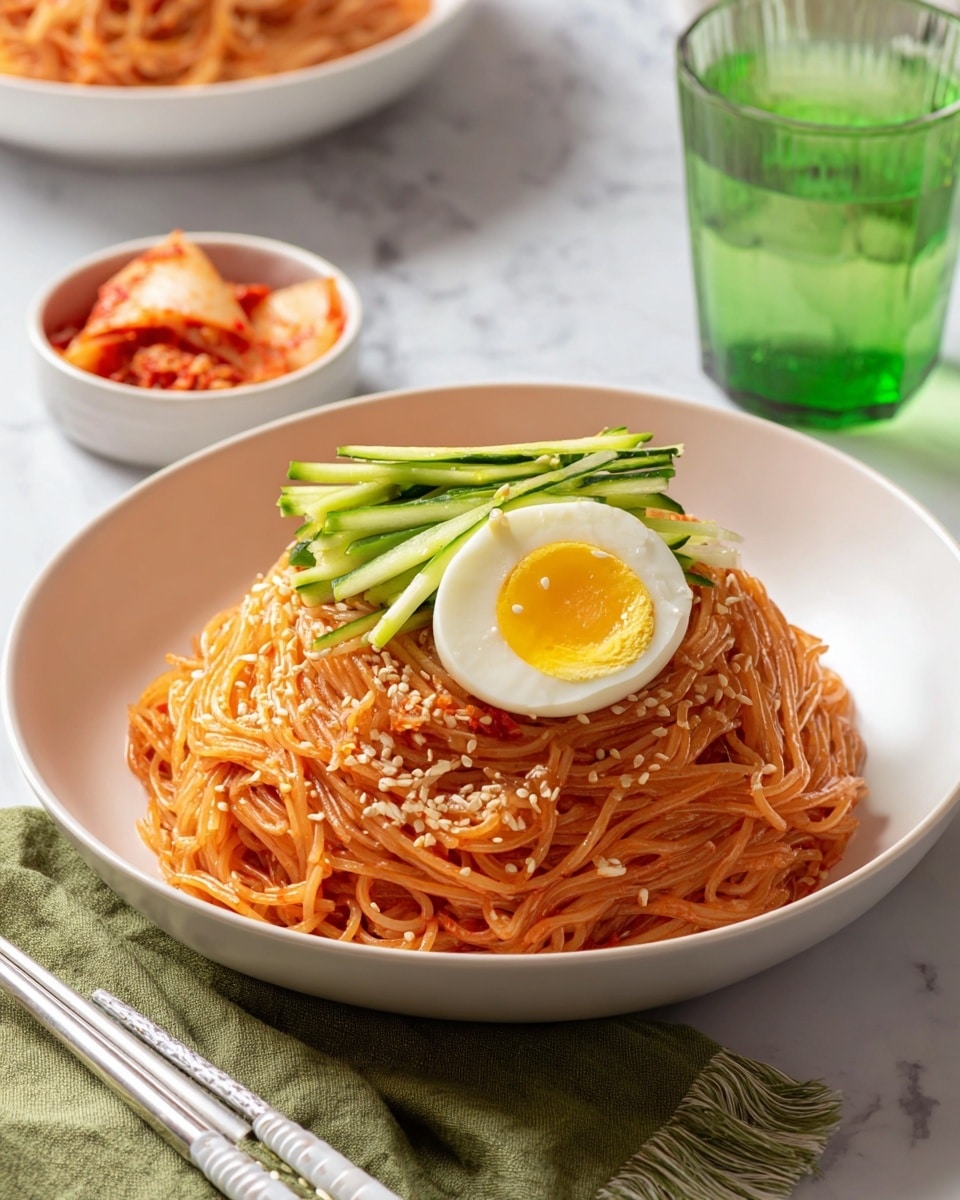 Bibim Guksu (Korean Spicy Cold Noodles) Recipe - Recipe Image