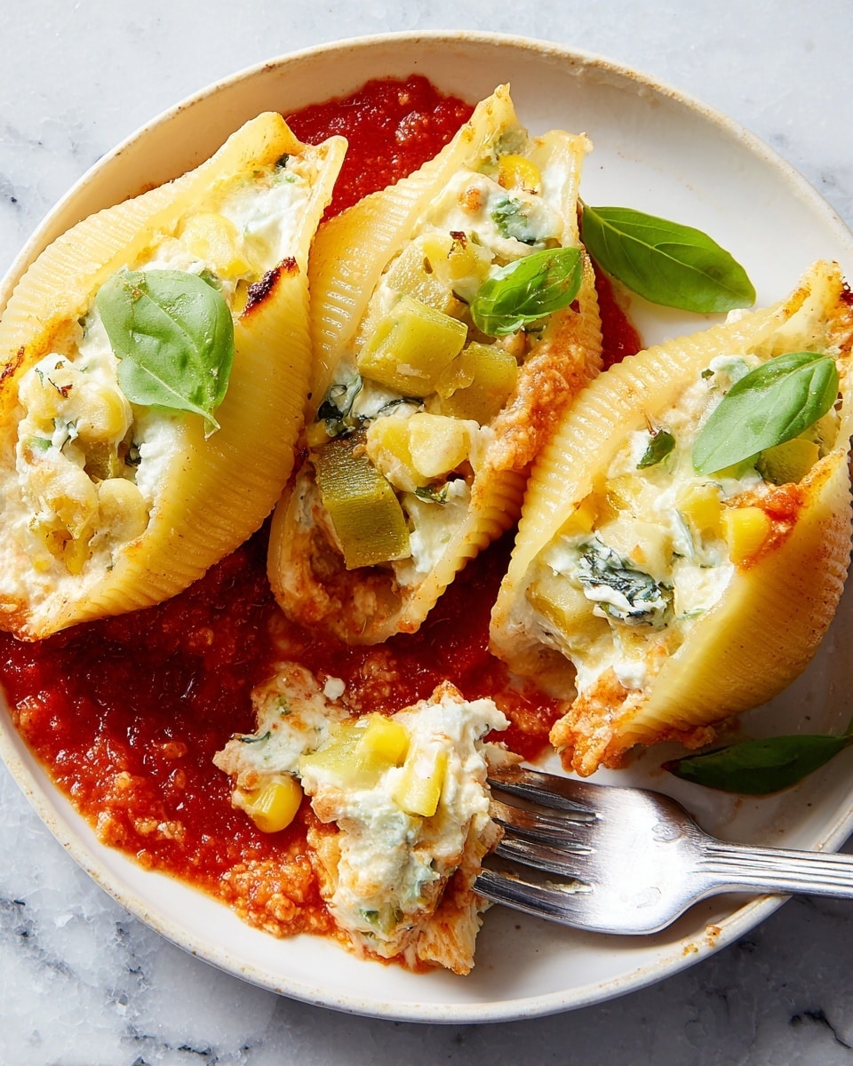 Summer Stuffed Shells Recipe - Recipe Image