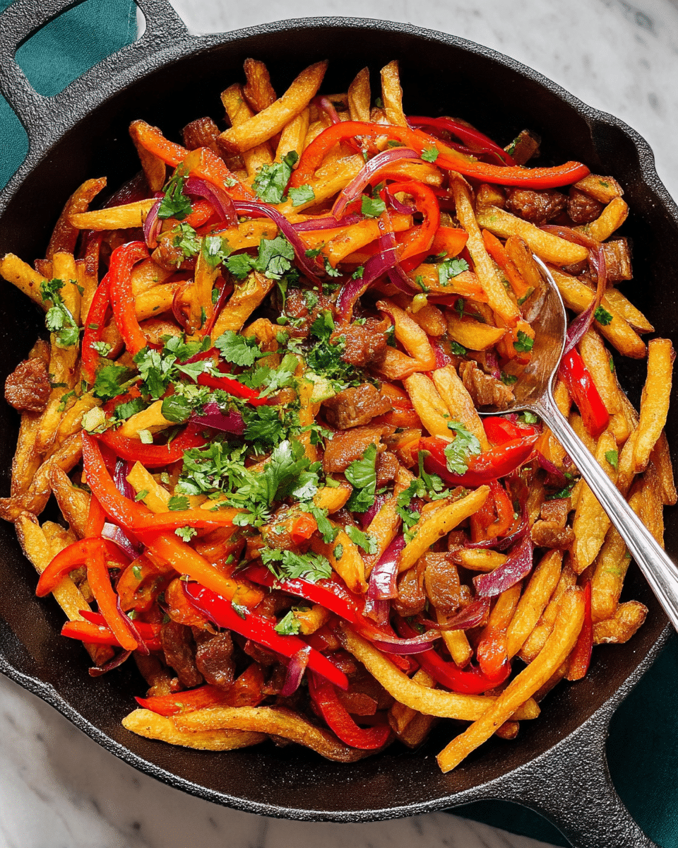 Seitan Lomo Saltado Recipe