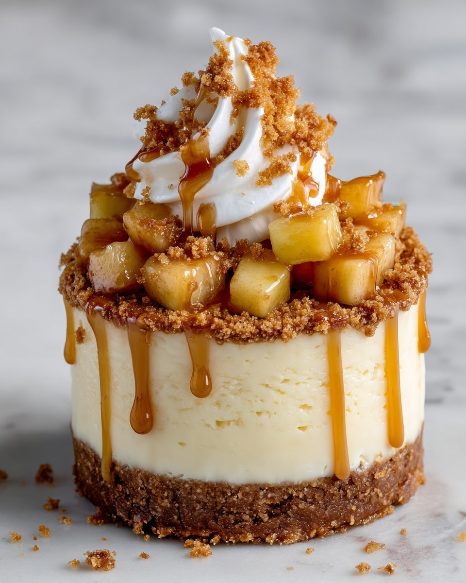 Mini Caramel Apple Cheesecake Bites – Irresistible Treats Recipe - Recipe Image