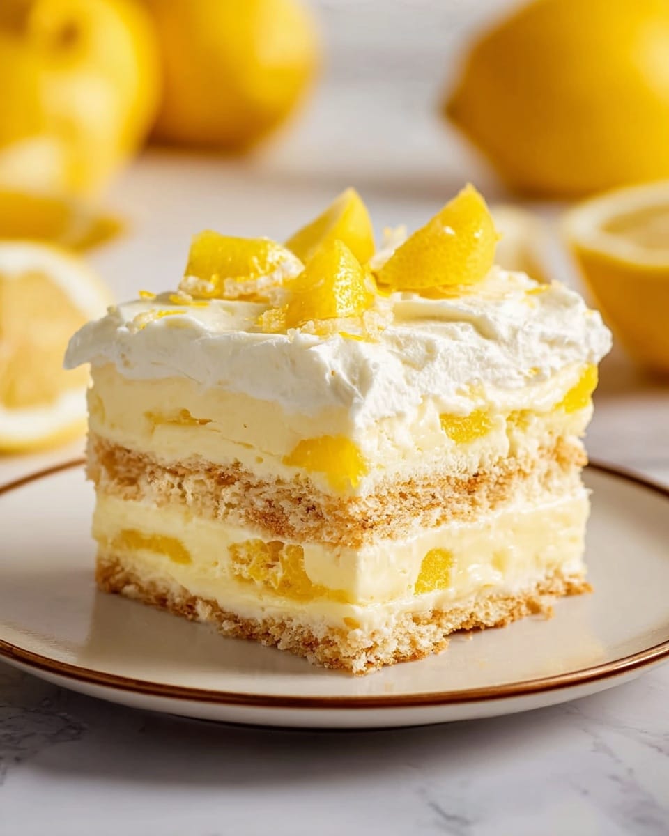 Lemon Tiramisu: Refreshing & Creamy Italian Dessert Recipe - Recipe Image