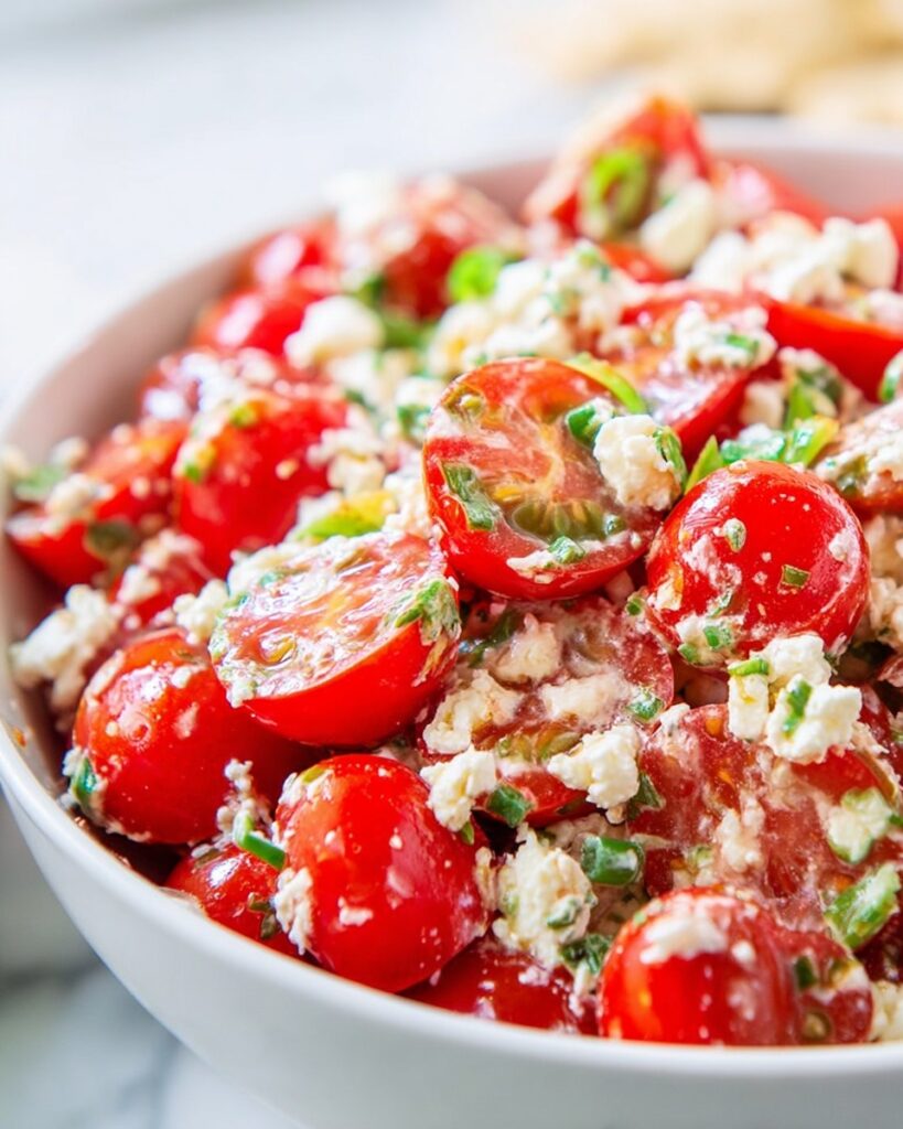 Fresh Tomato Feta Dip Recipe