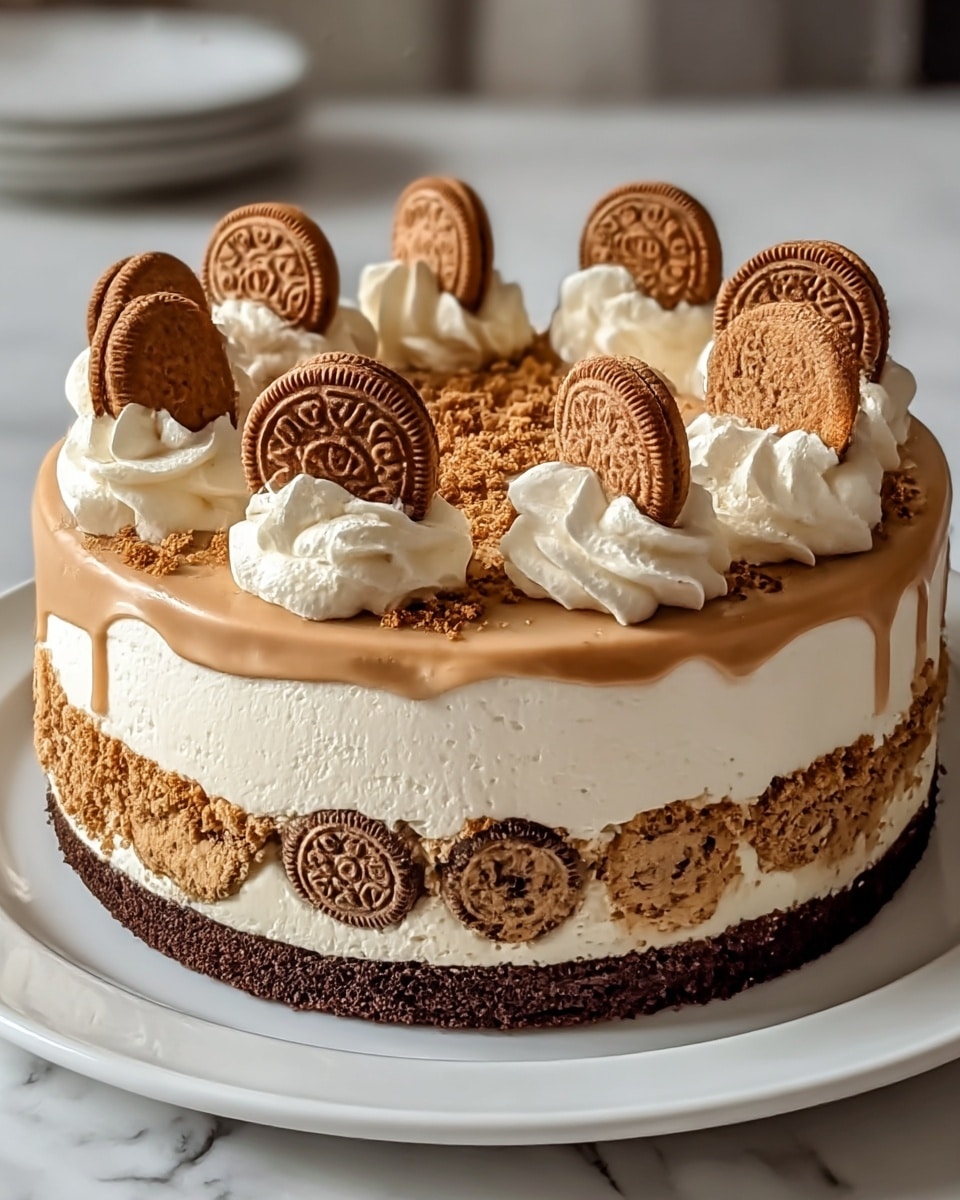 Indulgent Biscoff Cookie Butter Cheesecake Recipe