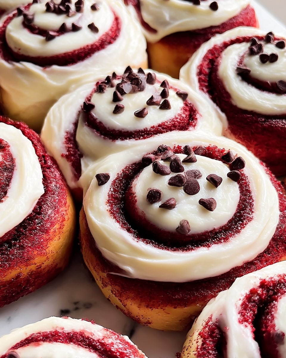 Red Velvet Cinnamon Rolls Recipe