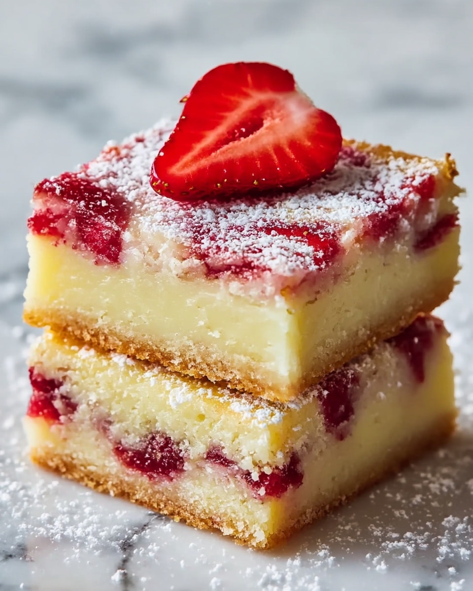 Strawberry Lemon Bars Recipe