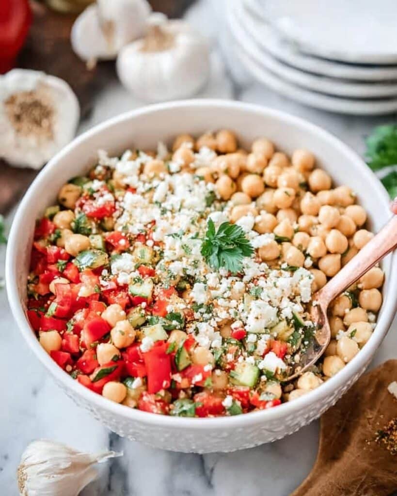 Mediterranean Chickpea Salad Recipe