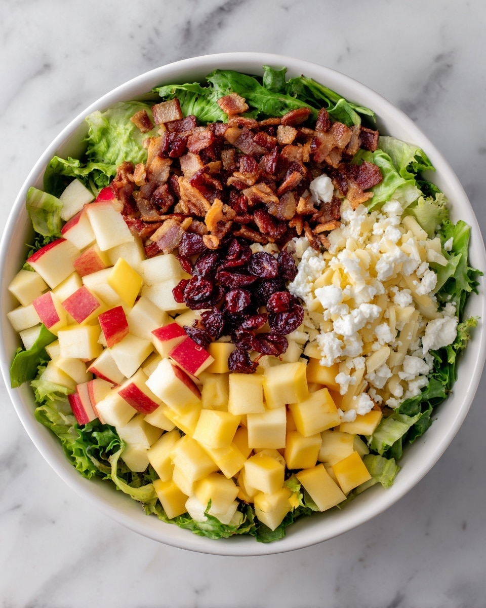 Autumn Chopped Salad with Apples, Cranberries, Pecans, and Feta Recipe - Recipe Image