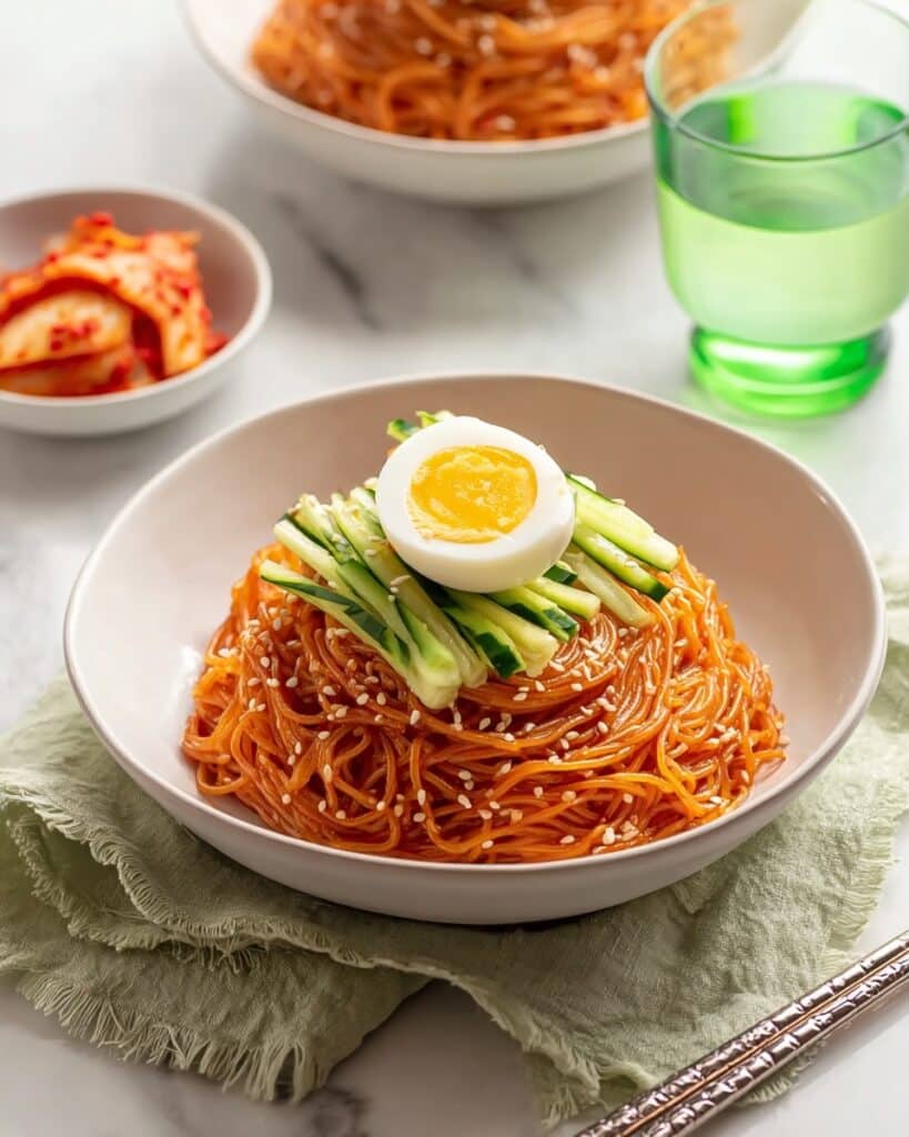 Bibim Guksu (Korean Spicy Cold Noodles) Recipe