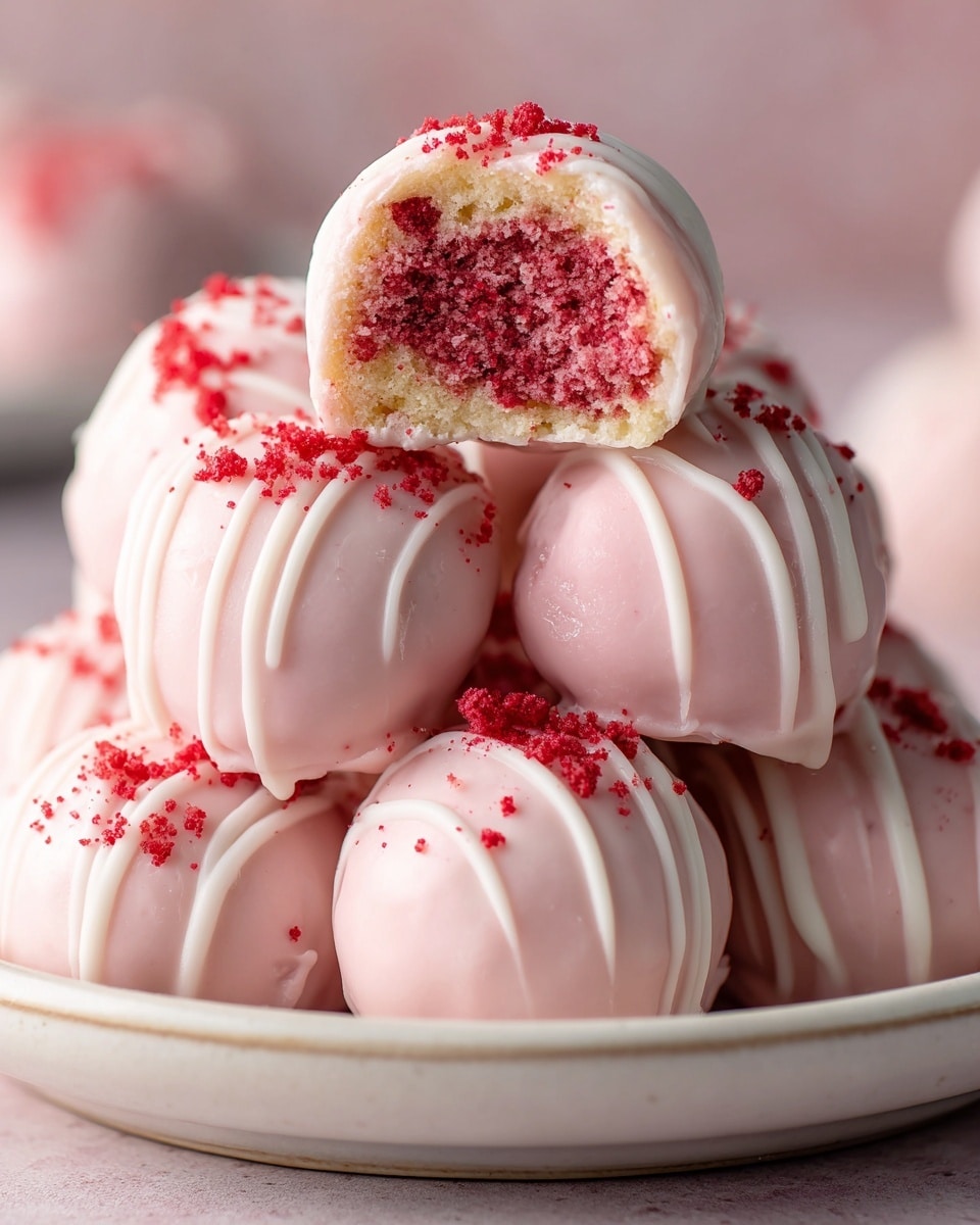 Strawberry Shortcake Truffles Recipe