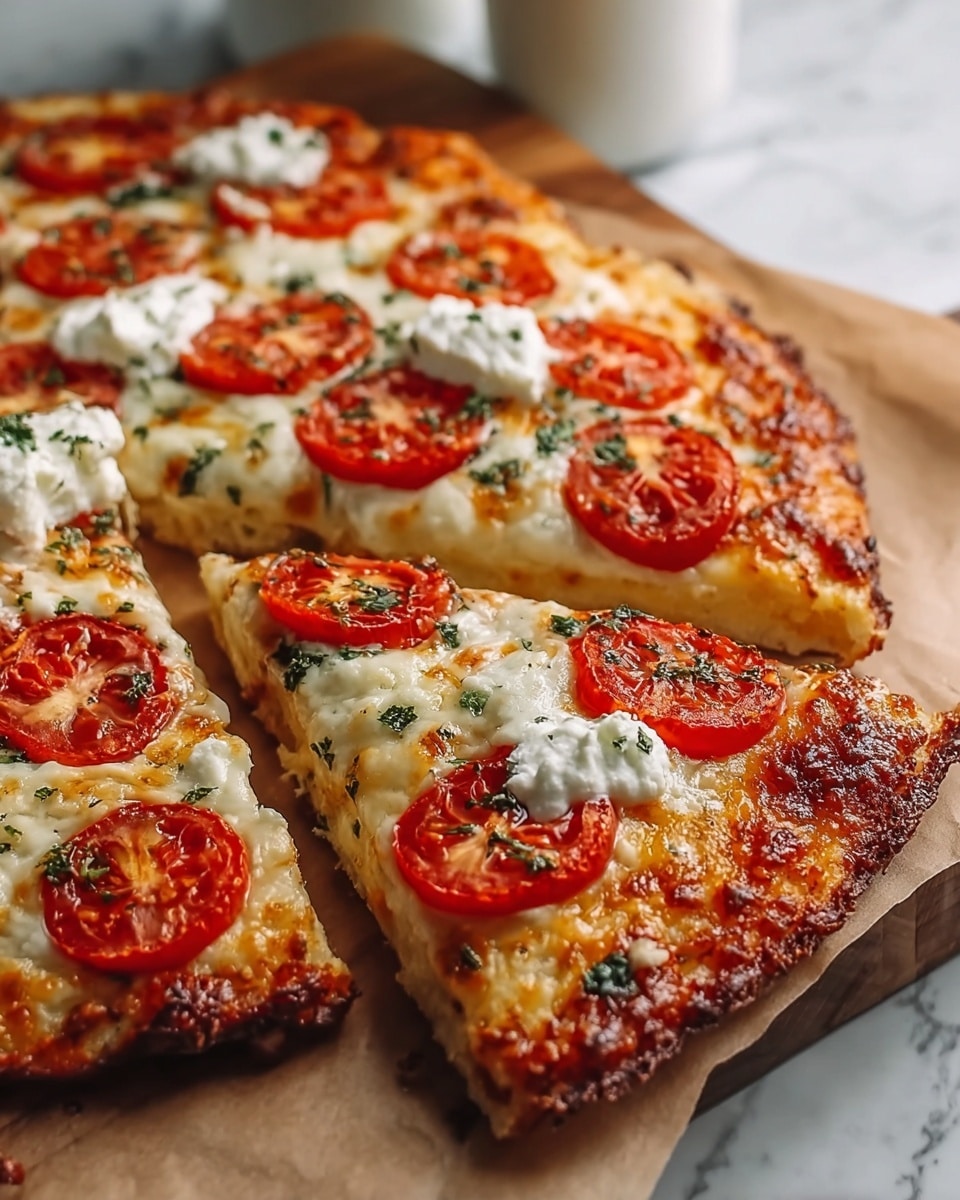 Crispy Two-Ingredient Cottage Cheese Pizza Crust Recipe