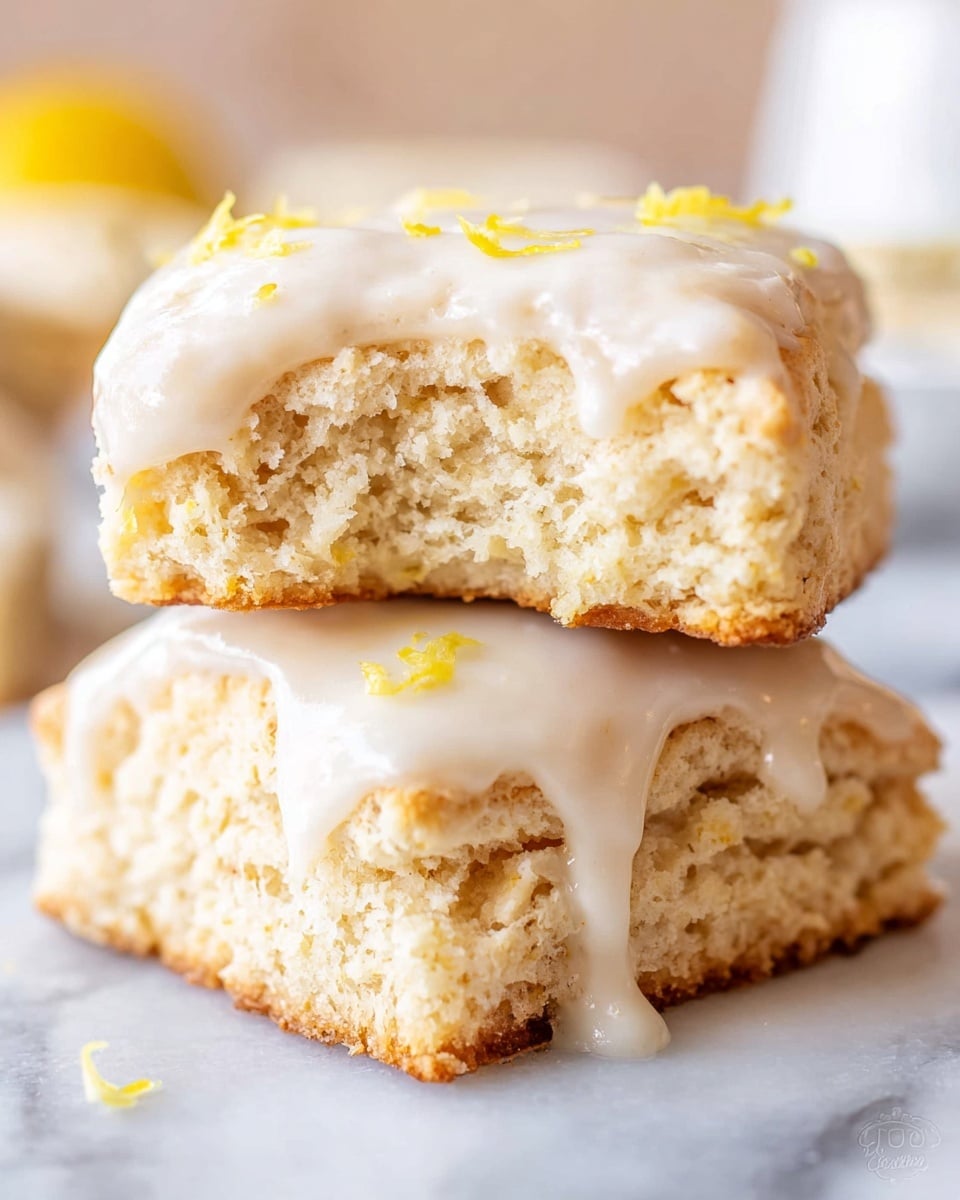 Lemonade Scones with Lemon Glaze Recipe - Recipe Image